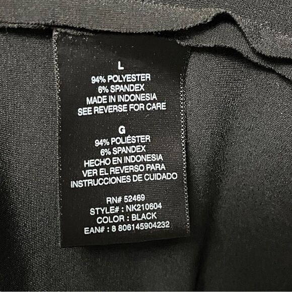 NORMA KAMALI Stretch Sleeveless Shirred Waist Dress L - Picture 10 of 11